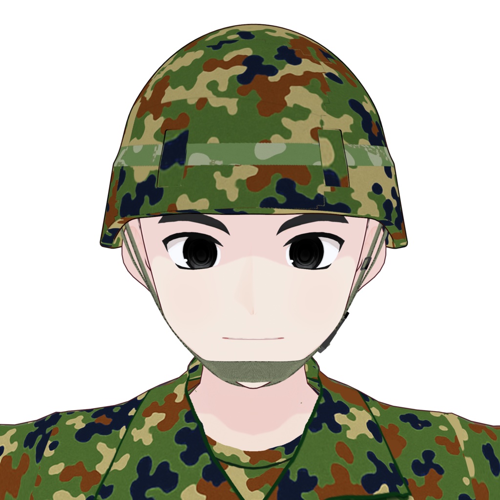 陸上自衛隊員A（VRoid・VRM）