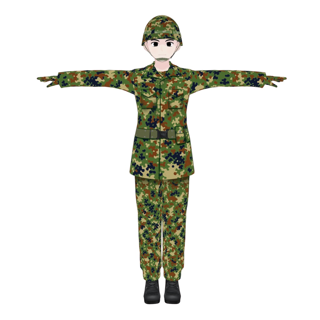 陸上自衛隊員A(VRoid・VRM)