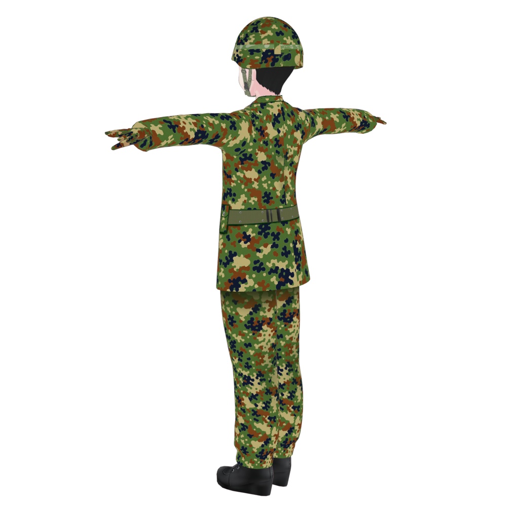 陸上自衛隊員A(VRoid・VRM)