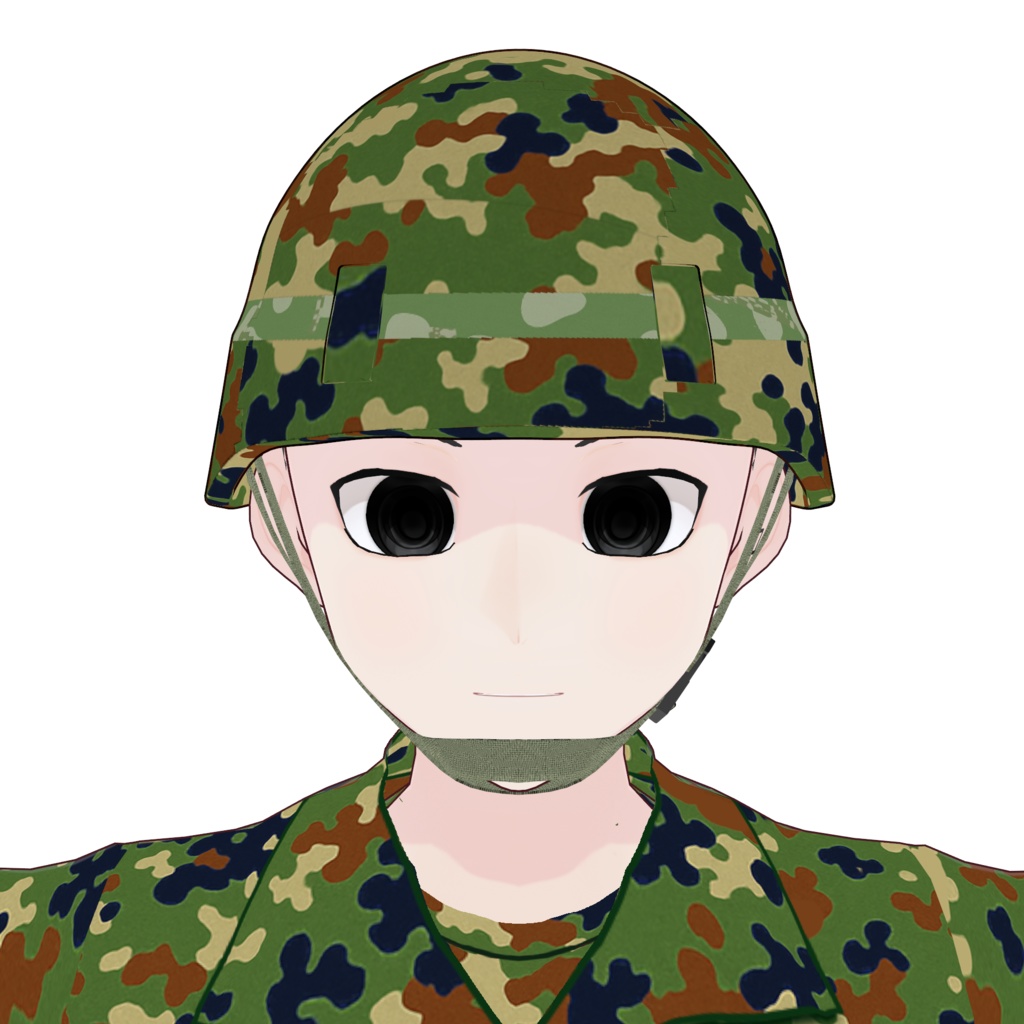 陸上自衛隊員B（VRoid・VRM）
