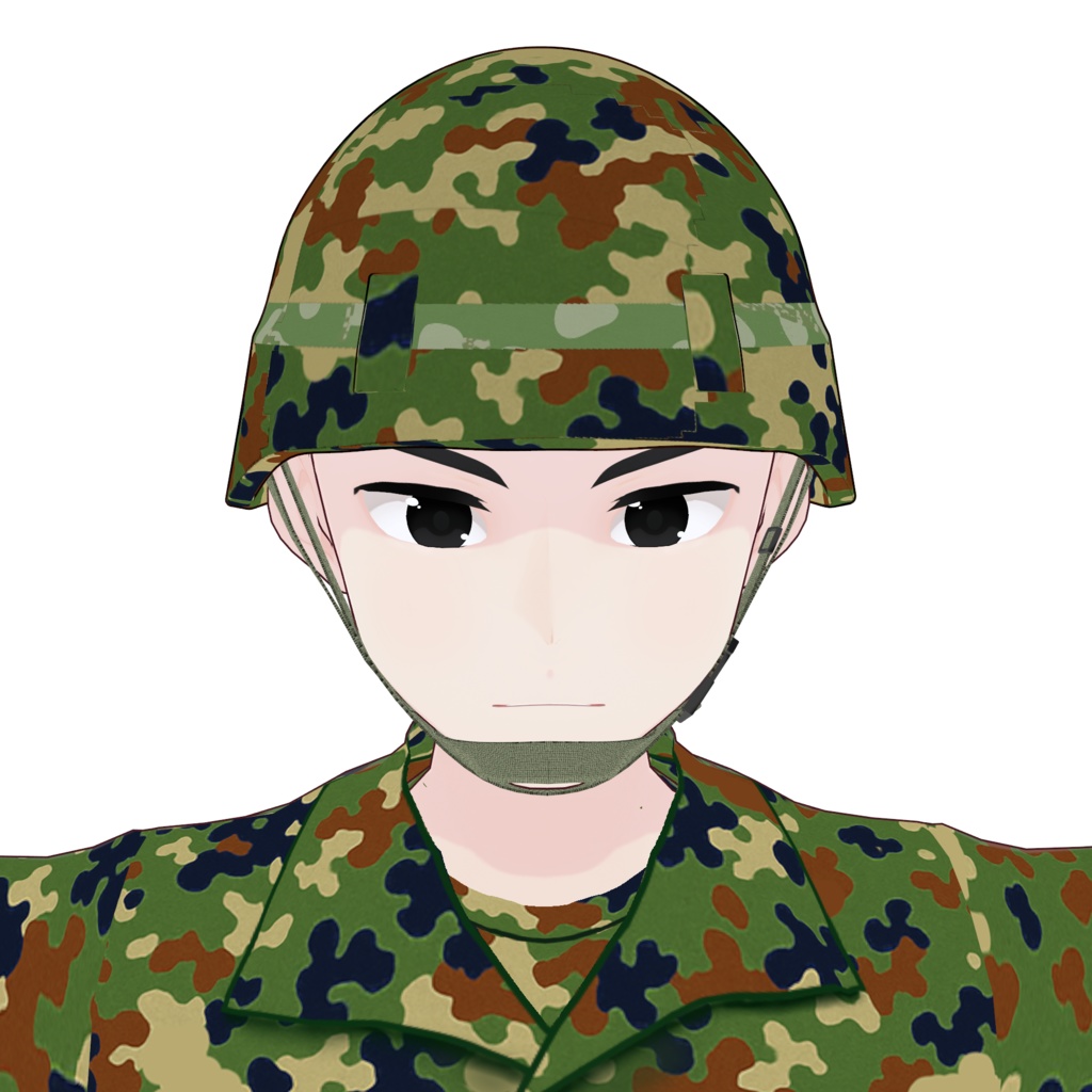 陸上自衛隊員C（VRoid・VRM）