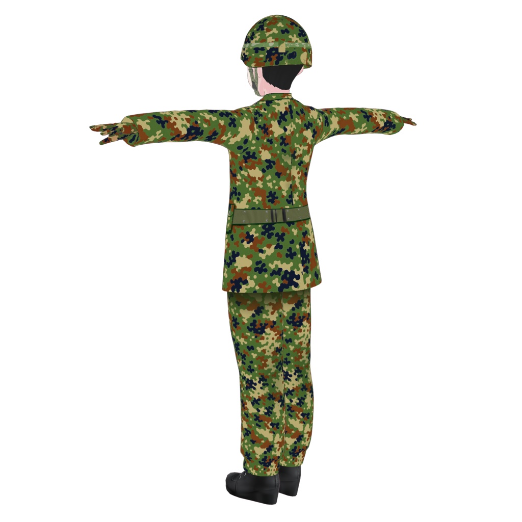 陸上自衛隊員C(VRoid・VRM)