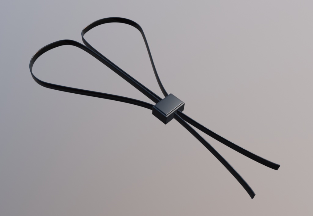 ジップタイ（手錠）（Blenderデータ）