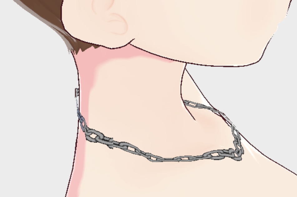 チェーンネックレス(VRoid衣装)