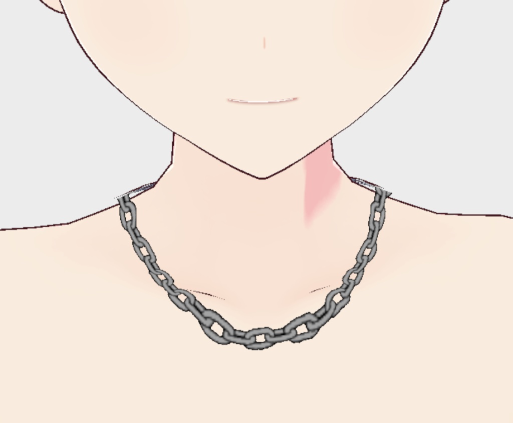 チェーンネックレス（VRoid衣装）