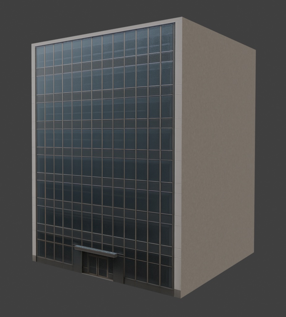 永田町ぽいビル集(Blenderデータ)