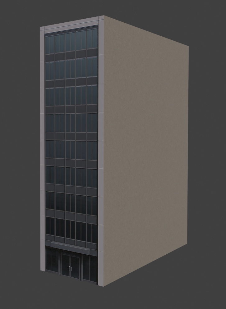 永田町ぽいビル集(Blenderデータ)