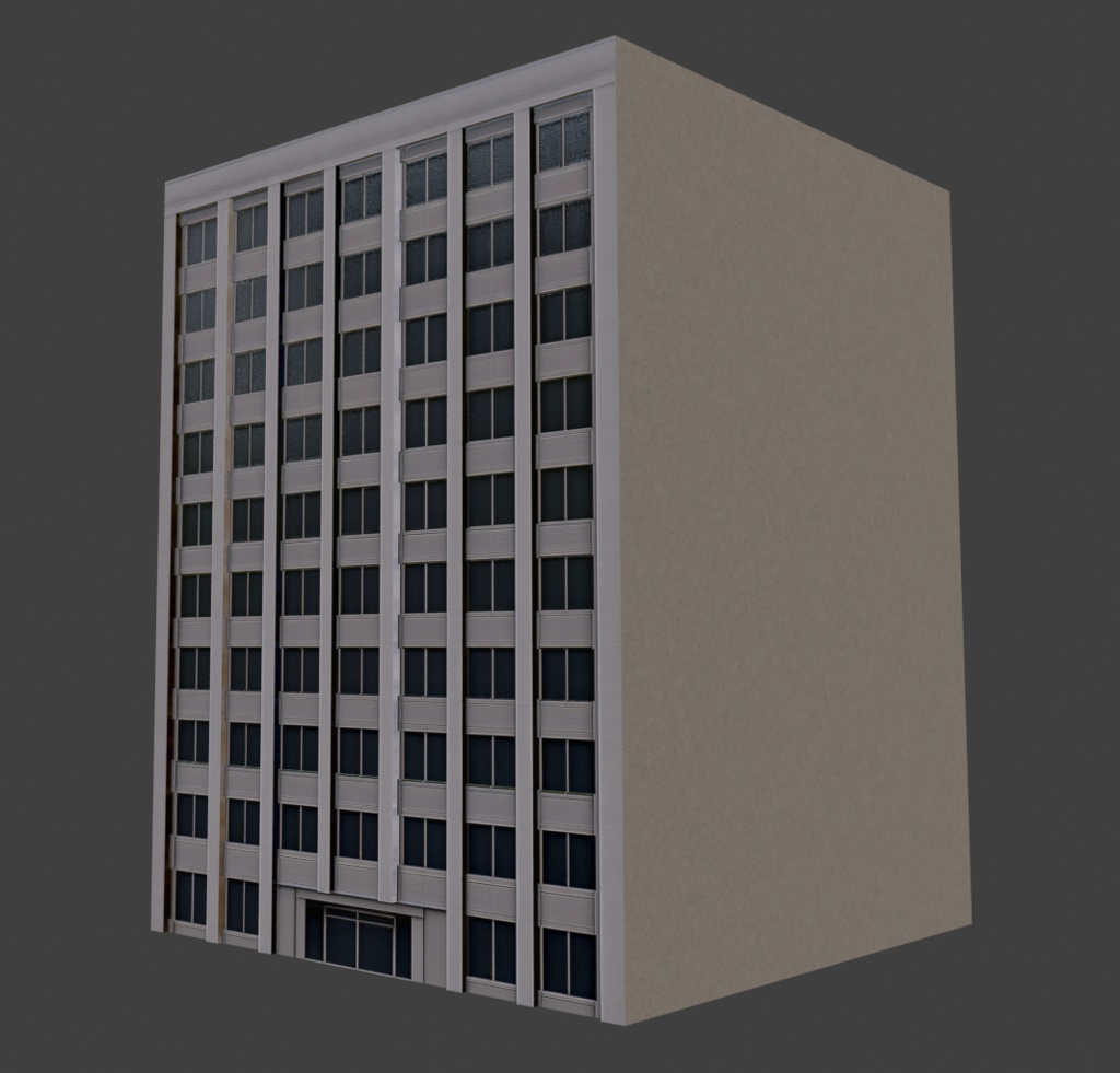 永田町ぽいビル集(Blenderデータ)