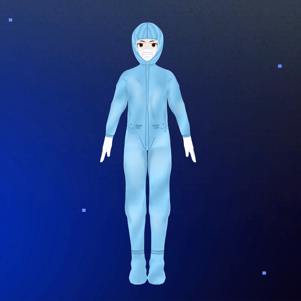 科学鑑定員A（VRM＋素材おまけ）