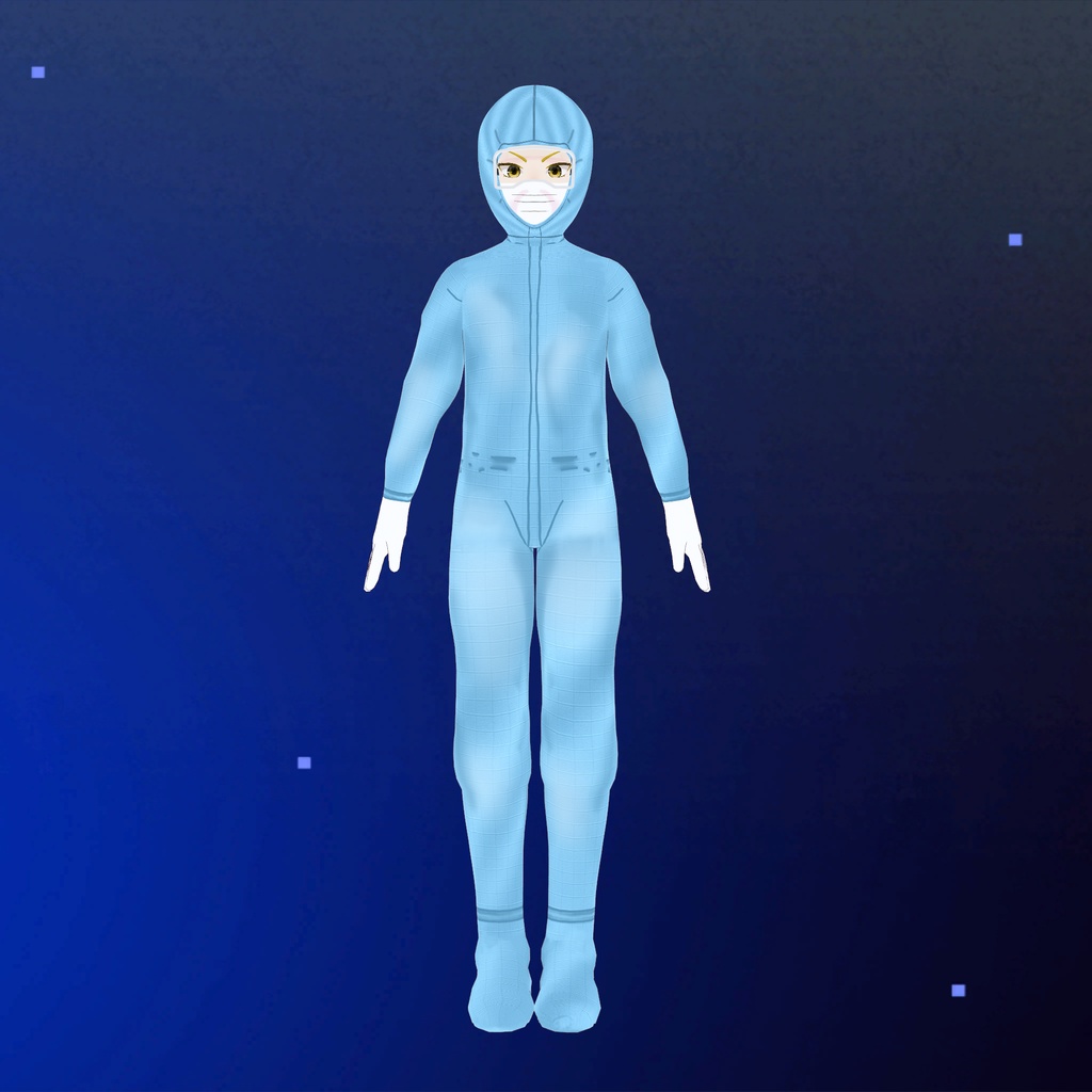 科学鑑定員B（VRM＋素材おまけ）