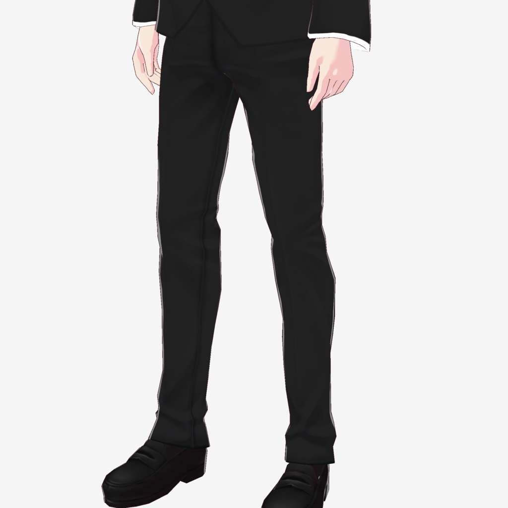 【無料】黒スーツ(VRoid衣装)