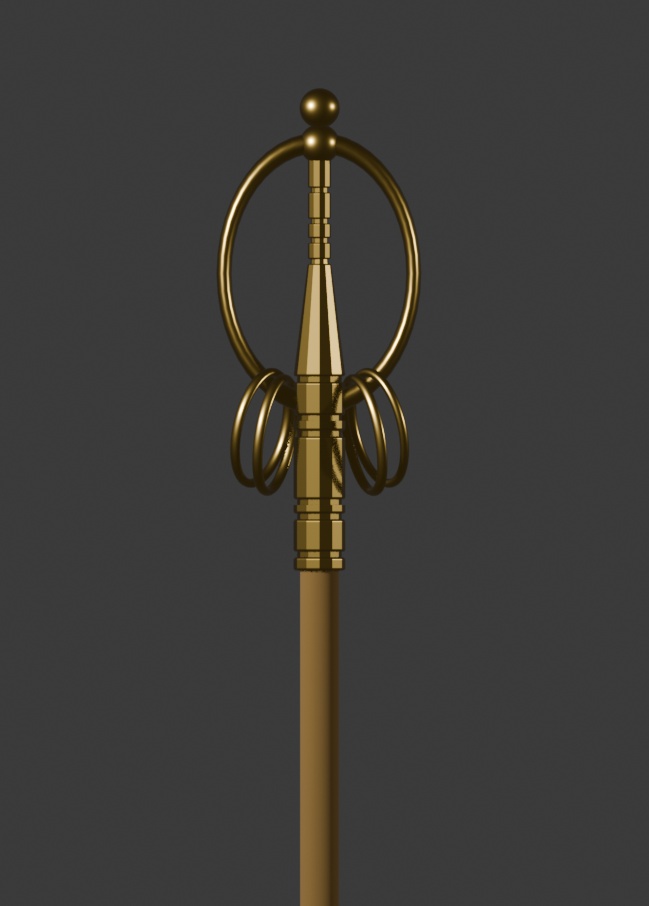金剛杖（Blenderファイル）