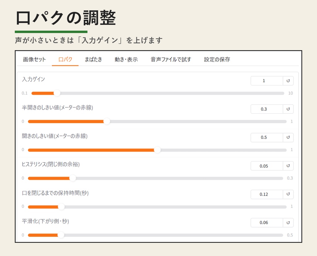 PNGTuberメーカー | 声で切り替わる立ち絵を配信に(OBSのブラウザソース用URLを表示・Windows・買い切り)