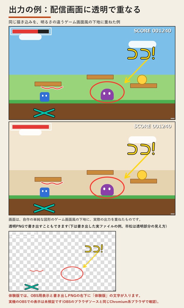 【無料の体験版】配信らくがきボード LocalDrawBoard | 全機能が使える。OBSへの表示は起動から10分まで(Windows)