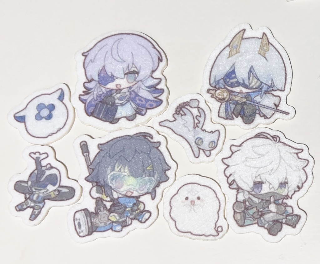 【非公式】フェルトステッカー/西側ヒーロー