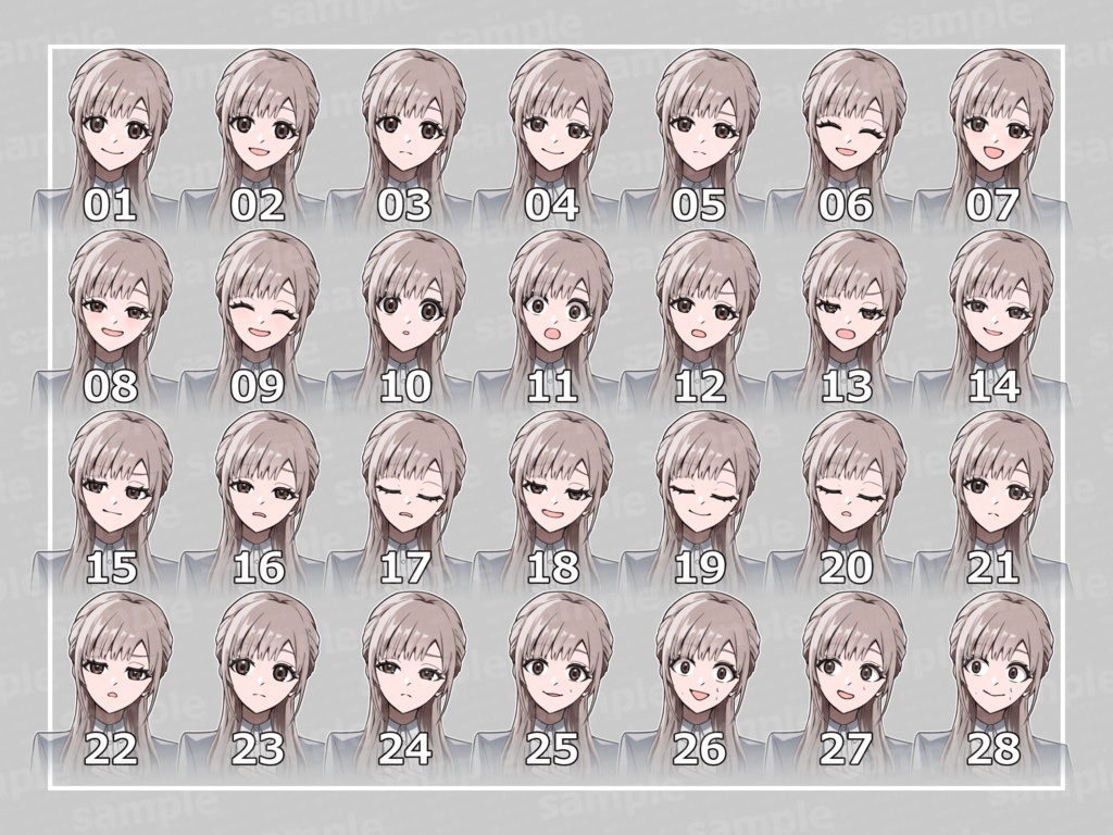 立ち絵素材_03成人女性(スーツ)