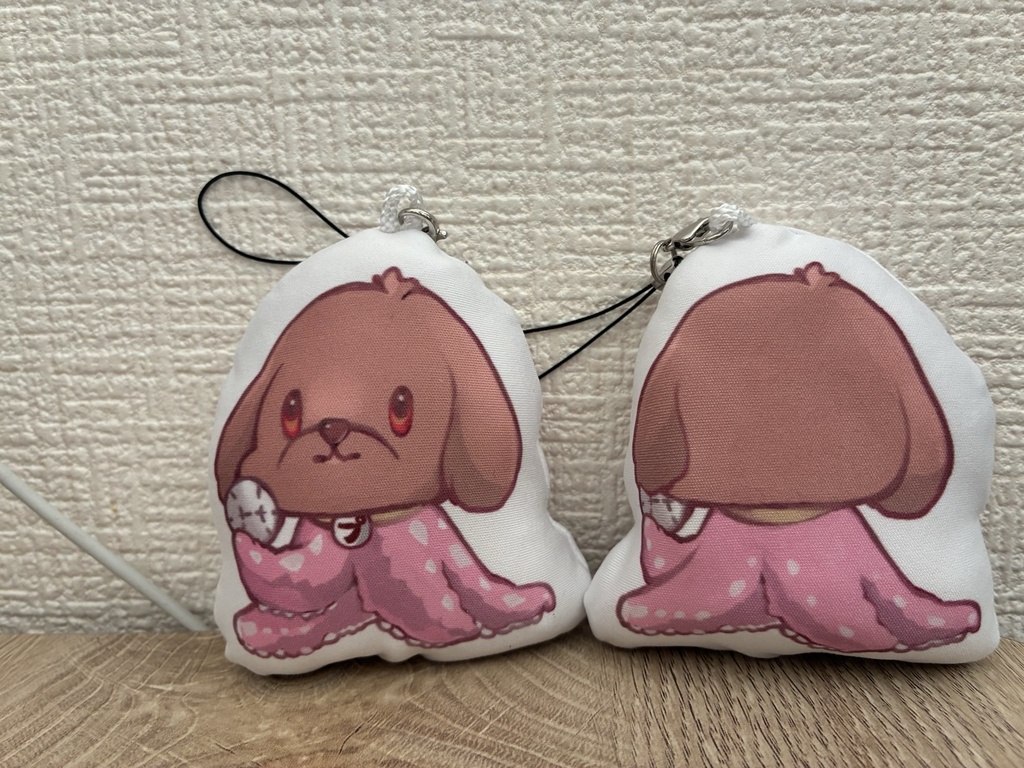 ぷーのぷにぷにクッションスマホふきキーホルダー