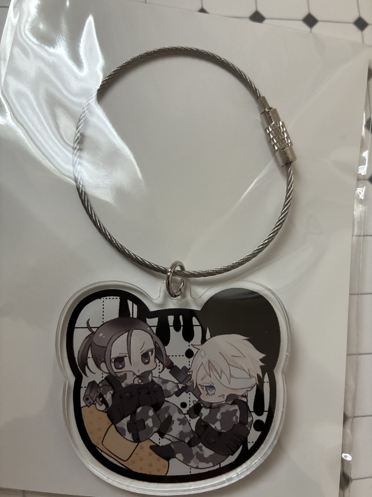 リア蓮くまちゃんアクキー(チャームなし)