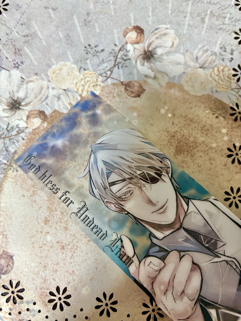 God bless for Undead クリア栞カード