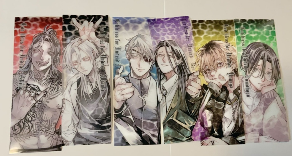 God bless for Undead クリア栞カード