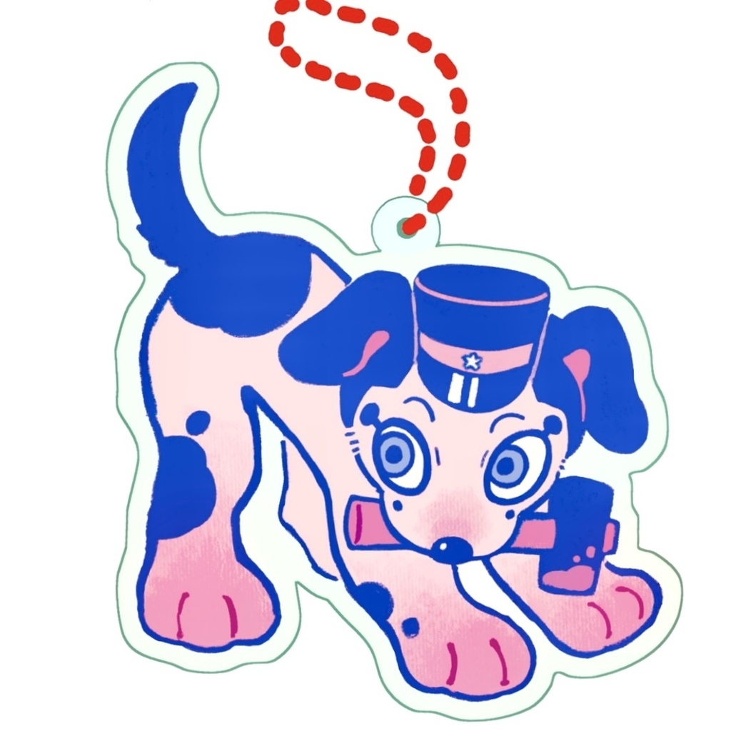 宇佐美　わんわんアクリルキーホルダー