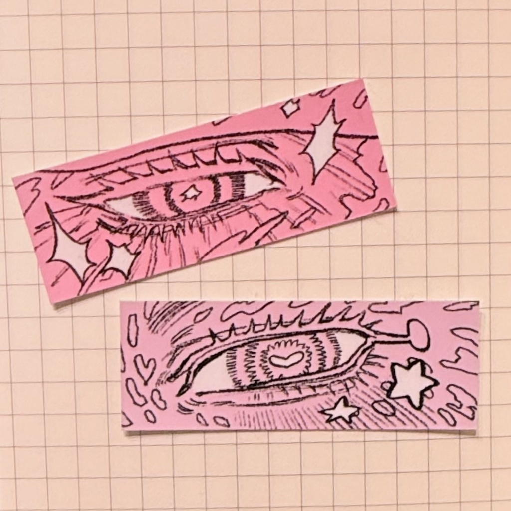 鶴見&宇佐美　長方形ステッカーセット