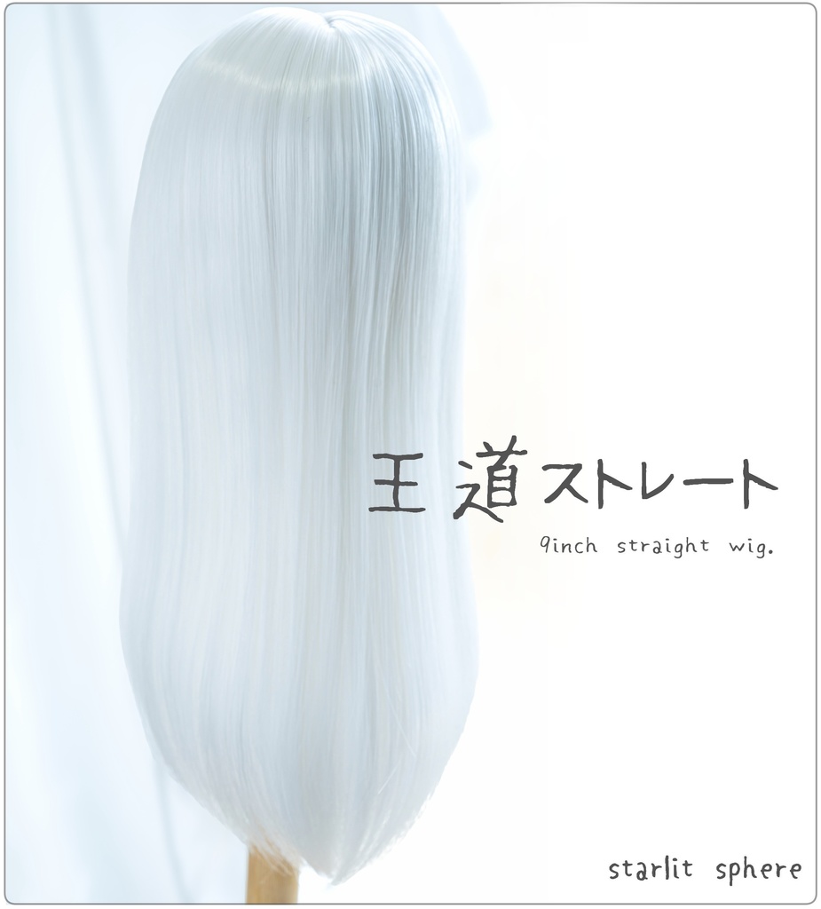 9inch（DDサイズ）ウィッグ 王道ストレート