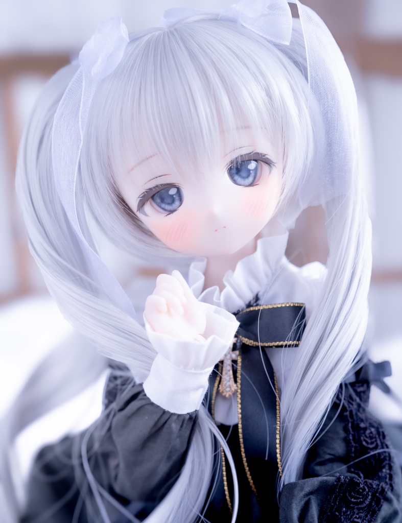 8~9inchウィッグ おとめツインテール