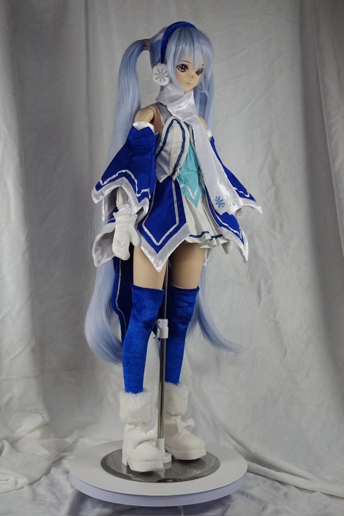 雪ミク用-雪結晶ドレスセット DD/DDS ドール衣装