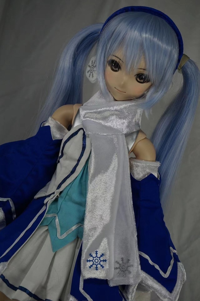 雪ミク用-雪結晶ドレスセット DD/DDS ドール衣装