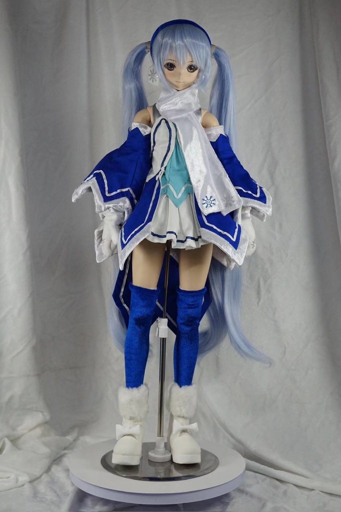 雪ミク用-雪結晶ドレスセット DD/DDS ドール衣装