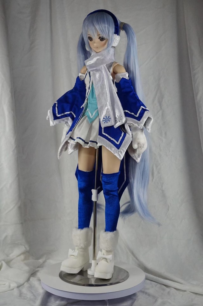 雪ミク用-雪結晶ドレスセット DD/DDS ドール衣装