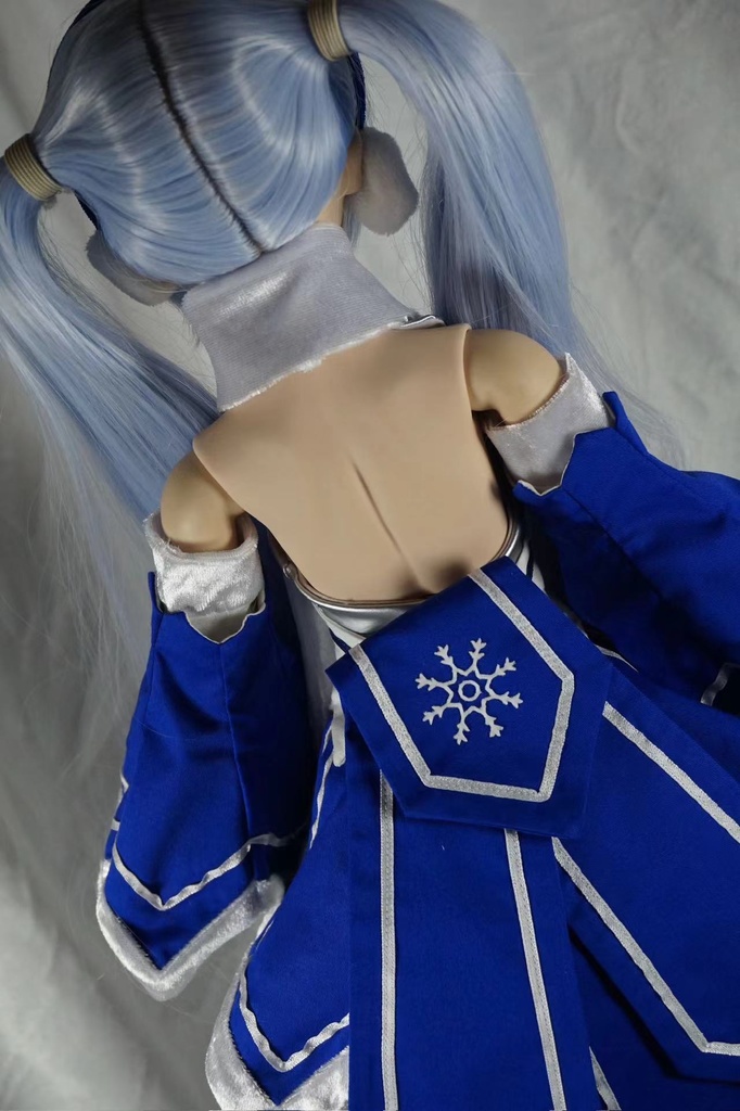 雪ミク用-雪結晶ドレスセット DD/DDS ドール衣装