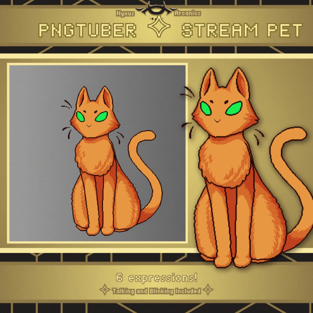 { Pixel Cat Pngtuber | ピクセル猫 Pngtuber }