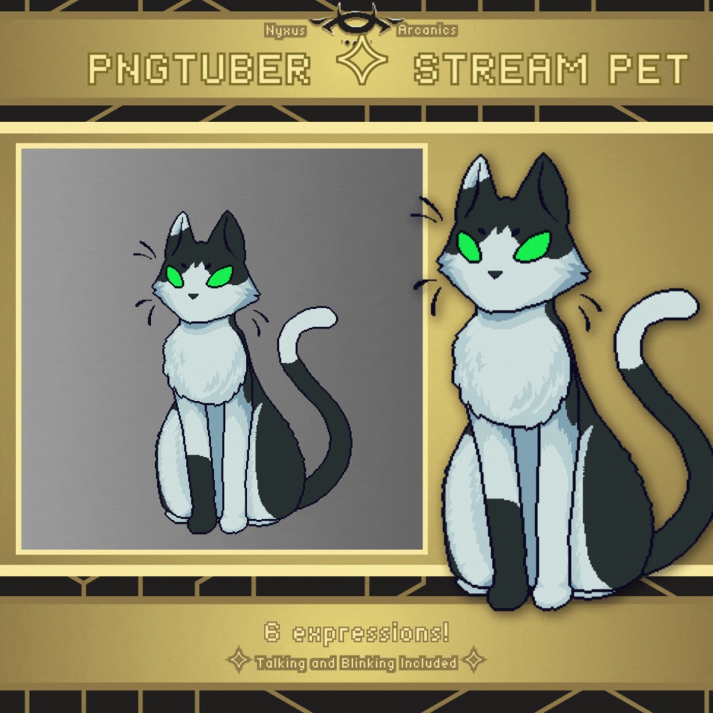 { Pixel Cat Pngtuber | ピクセル猫 Pngtuber }