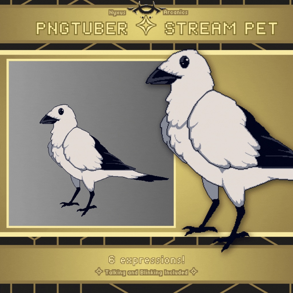 Pixel Crow Pngtuber