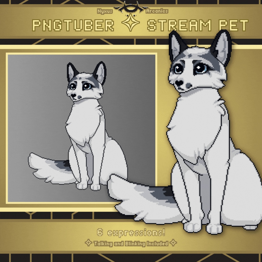 Pixel Squirrel Pngtuber | Stream Pet