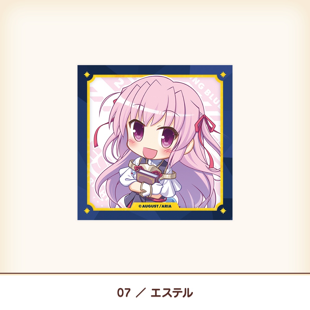 『夜明け前より瑠璃色な』20th スクエアマグネットクリップ