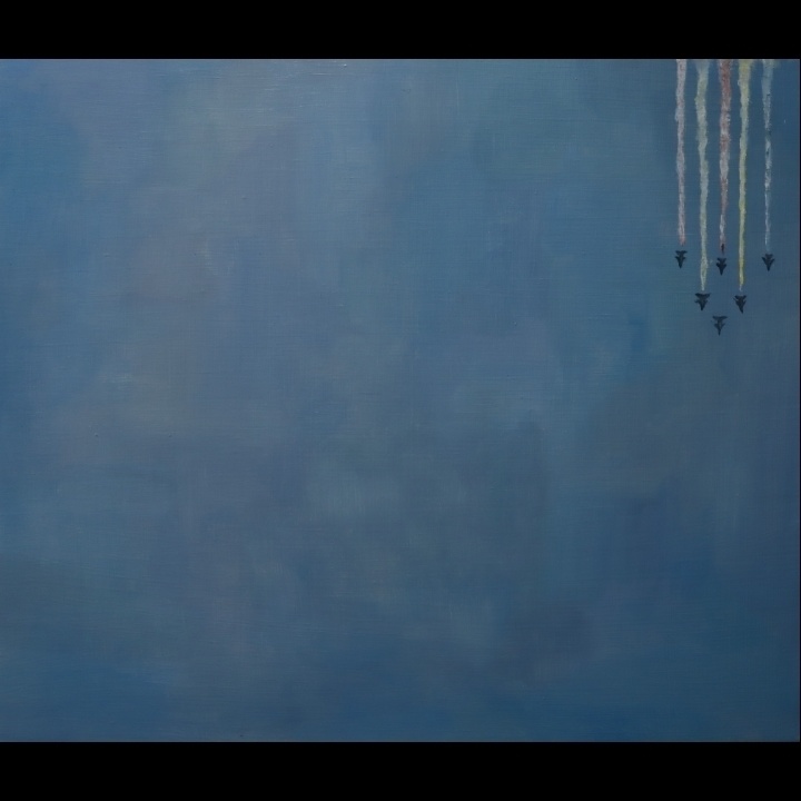 昼間にベランダで寝転んでた