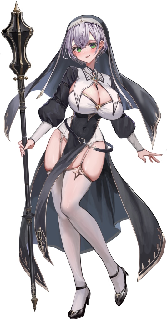白銀ノエルアクリルスタンド(シスター衣装)