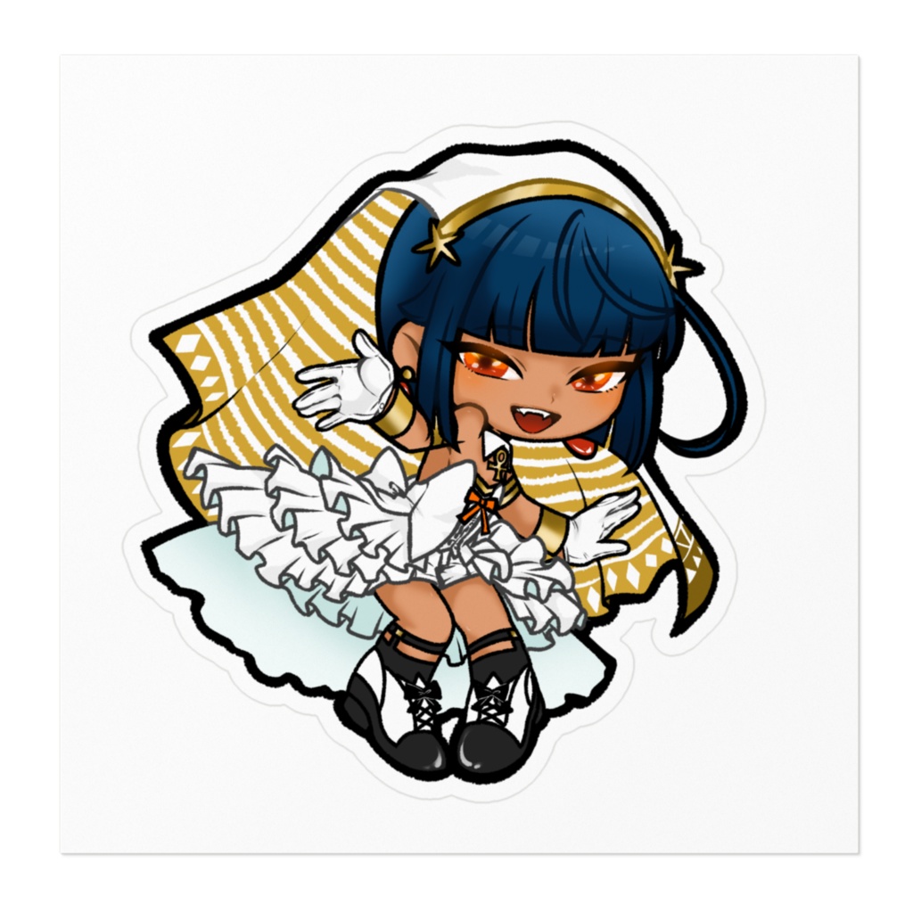 颯芳ナクト 1周年限定衣装ステッカー