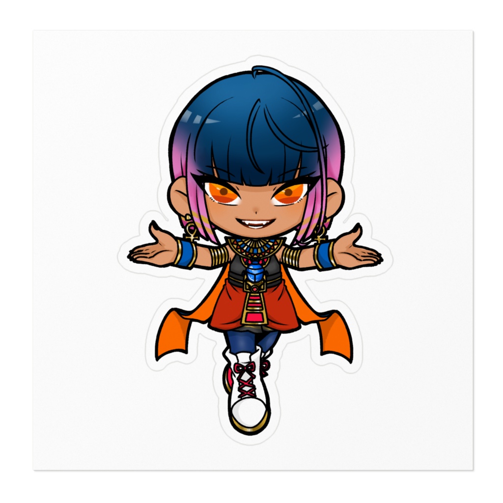 颯芳ナクト ステッカー(別衣装ver)