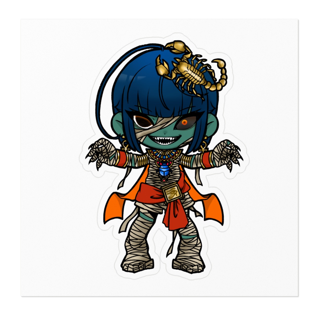 颯芳ナクト ステッカー(ミイラver)