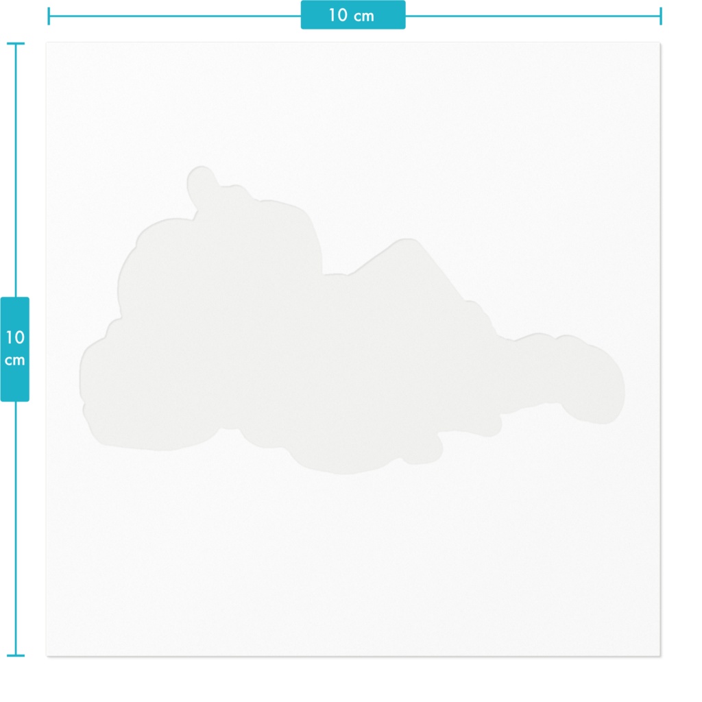 颯芳ナクト 2周年記念ステッカーA