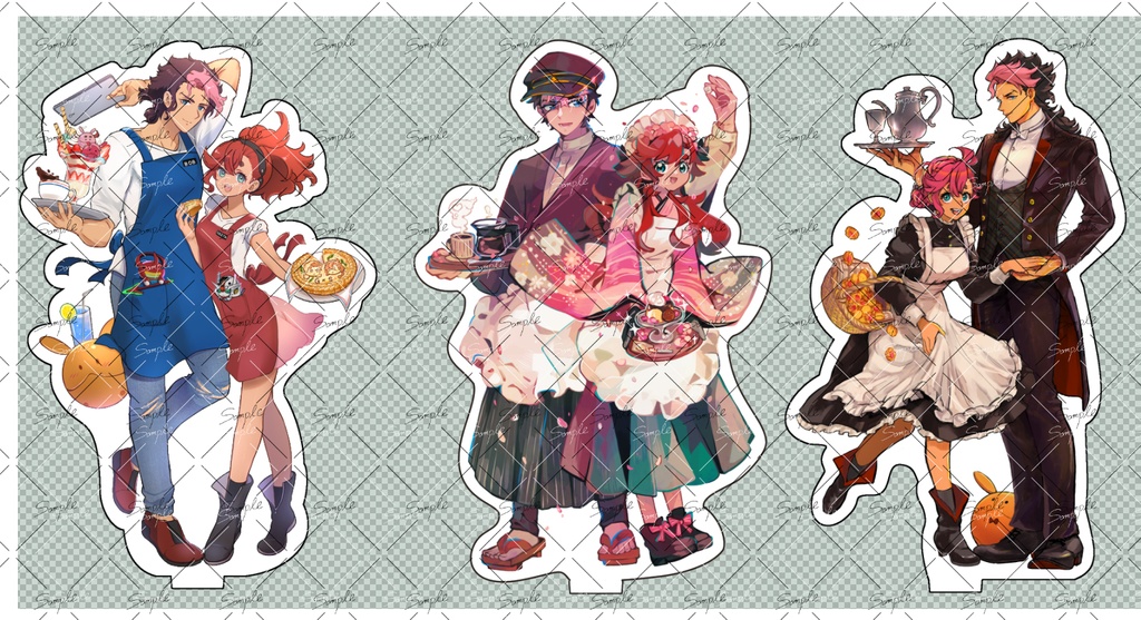 グエスレプチ★「ダイナーアクリルスタンド5種セット」