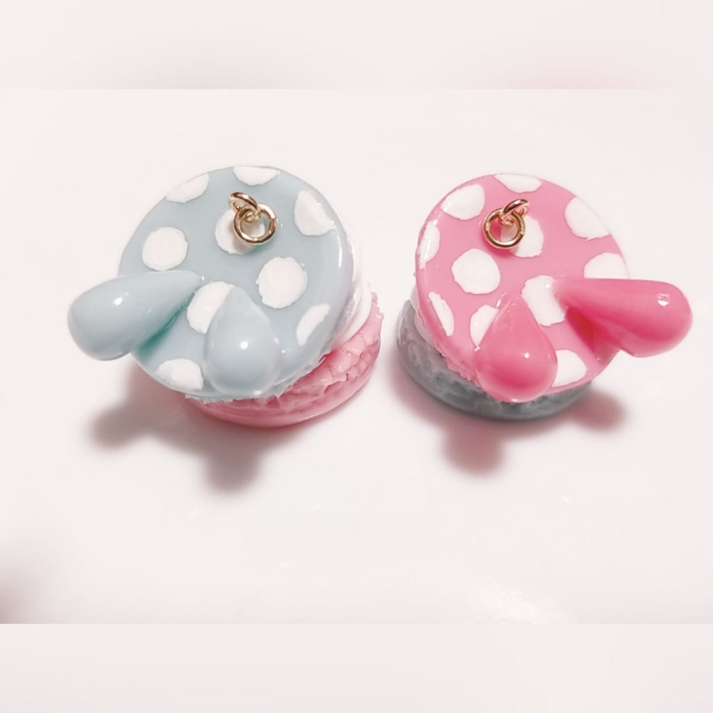 クリスチーヌ&フランソワ*ツインマカロン_あつまれどうぶつの森_フェイクスイーツ