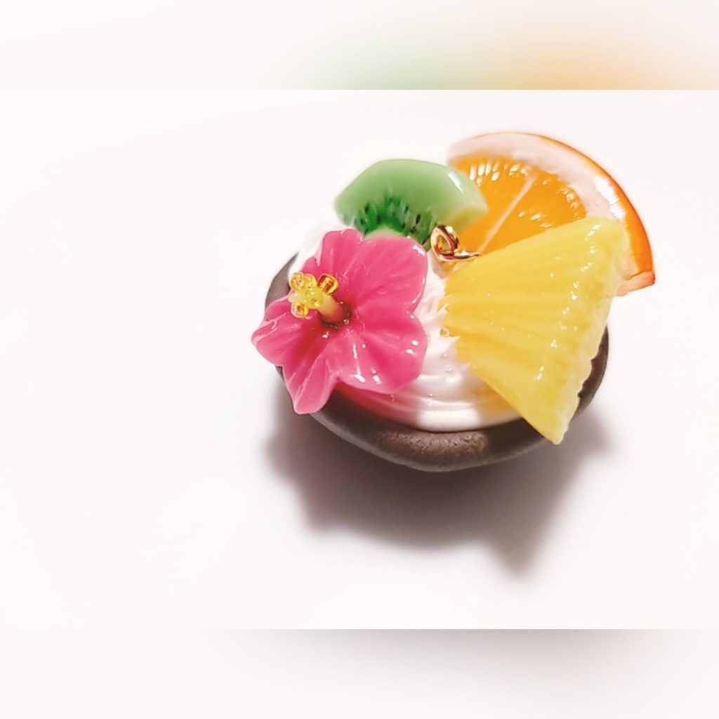 モニカ*トロピカルフルーツ盛り_あつまれどうぶつの森_フェイクスイーツ