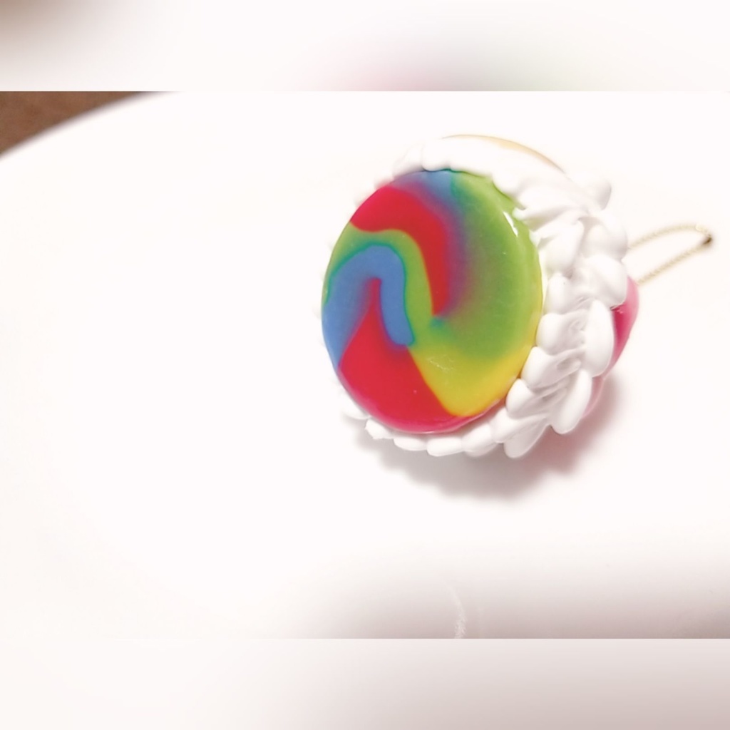 ちゃちゃまる*顔面ケーキ_あつまれどうぶつの森_フェイクスイーツ