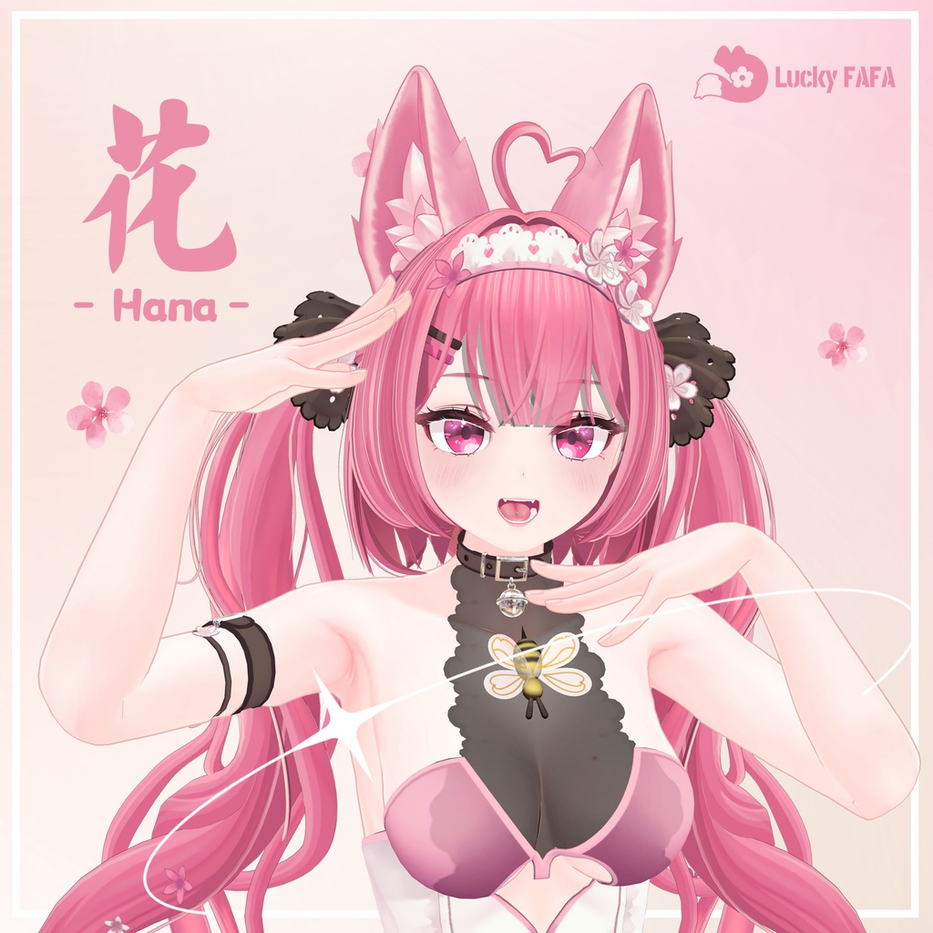 オリジナル3Dモデル「-花-Hana-」original 3D model