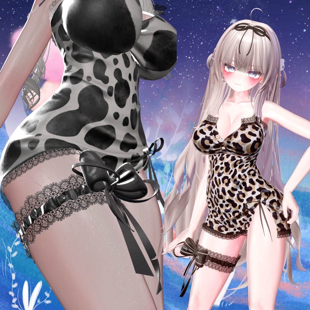 【9アバター対応22種類】甘い夜-Sweet Night #lucky3D